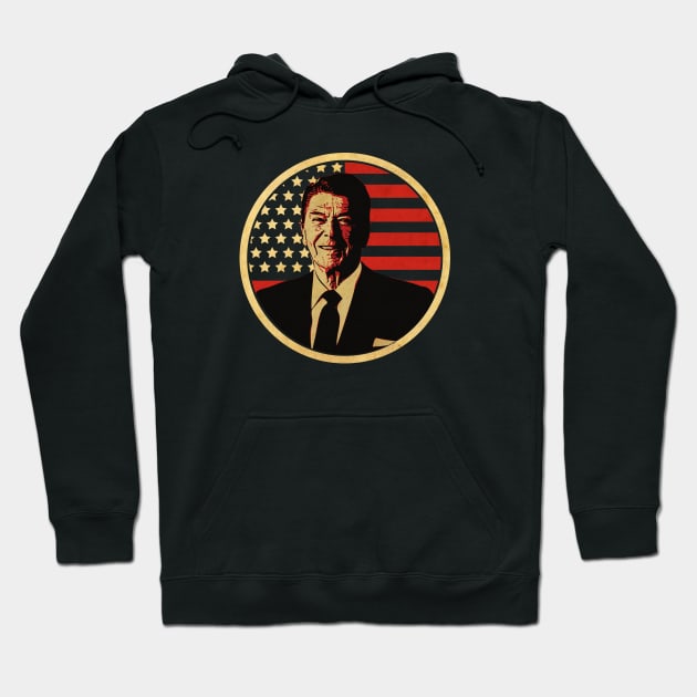 American Patriot: Reagan's Day Hoodie by CTShirts